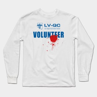 Las Vegas Quarantine Center Volunteer (bloodstained) Long Sleeve T-Shirt